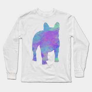 Rainbow Pastel French Bulldog Long Sleeve T-Shirt